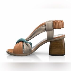 New Girotti Sandals 👡 size 39 in Tan and Teal